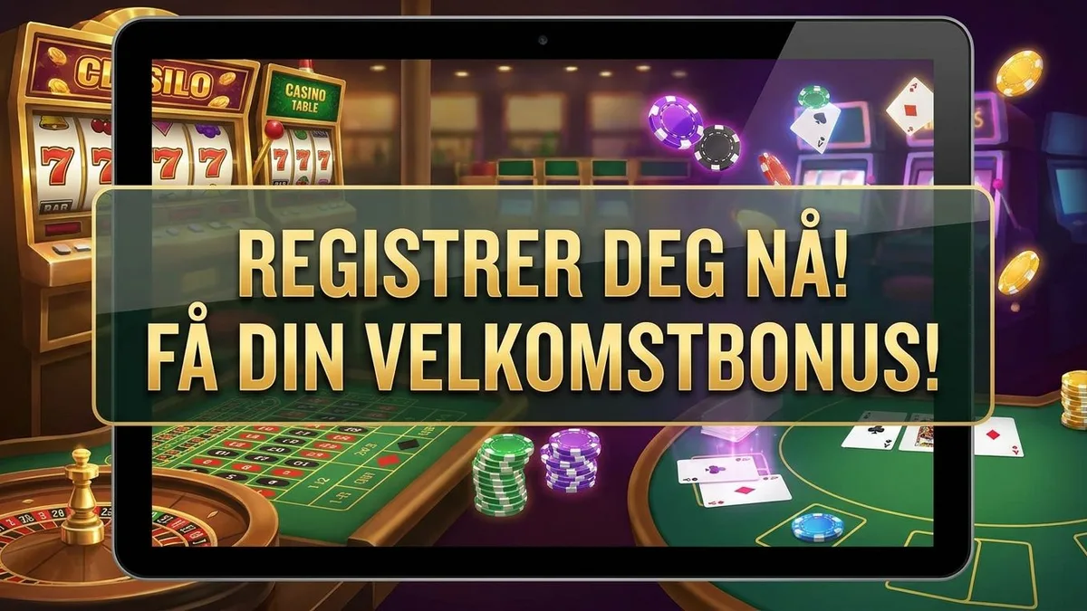 Registrer deg med bonus